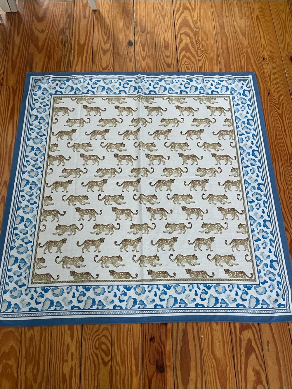 Leopard Animal Linen Table Cloth